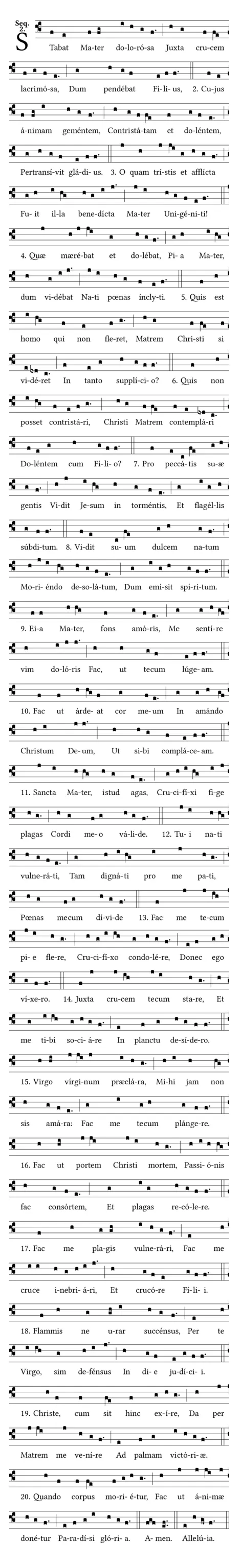 Cover of Stabat Mater dolorosa