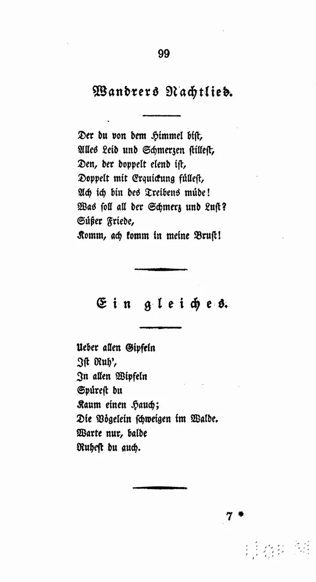 Cover of Wanderers Nachtlied