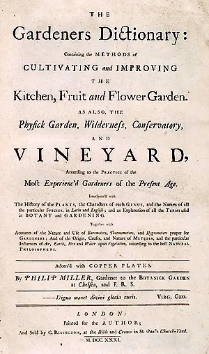 Cover of The gardeners dictionary