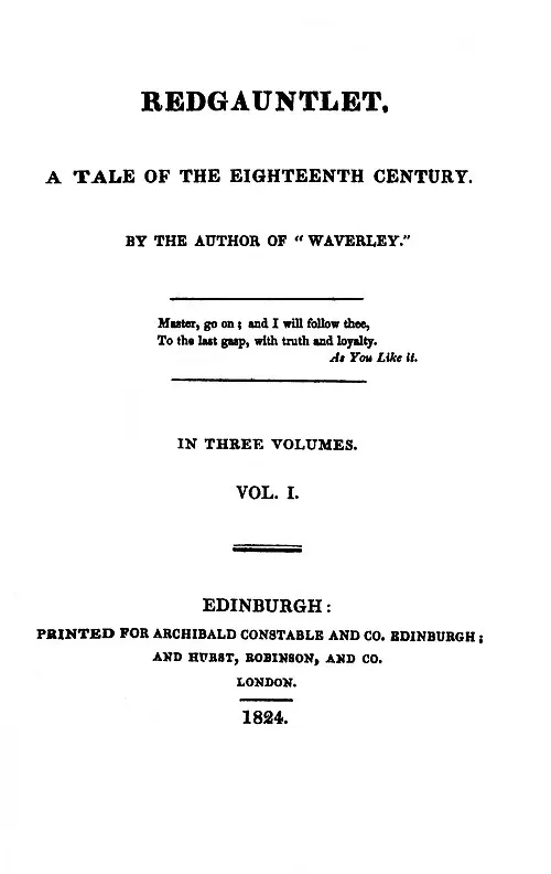 Cover of Redgauntlet