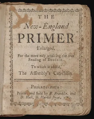 Cover of The New England Primer